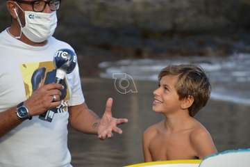 Grabación del reportaje del programa Buenas Tardes Canarias/TA.